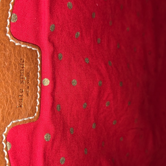 Kate Spade Brown Tote with Red Stripe - Picture 6 of 12